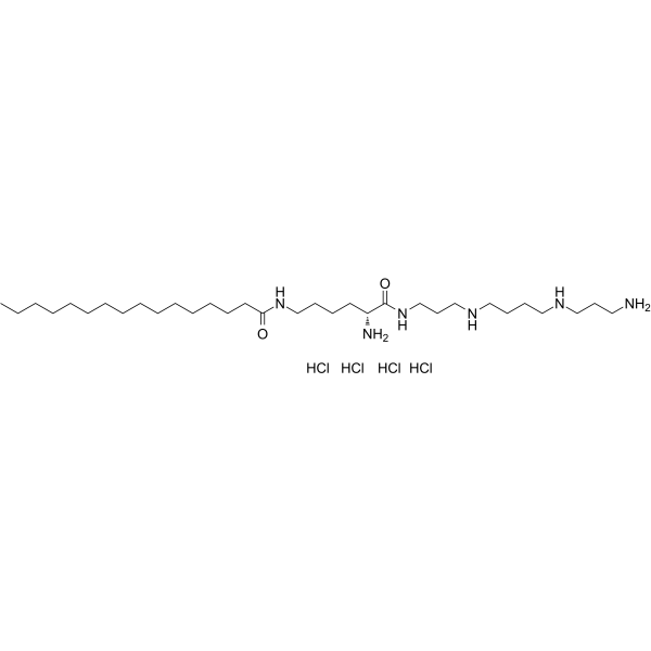 AMXT-1501 tetrahydrochloride Structure